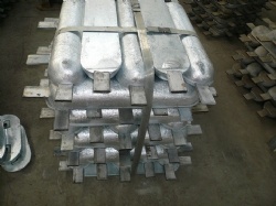 Hull aluminium anode